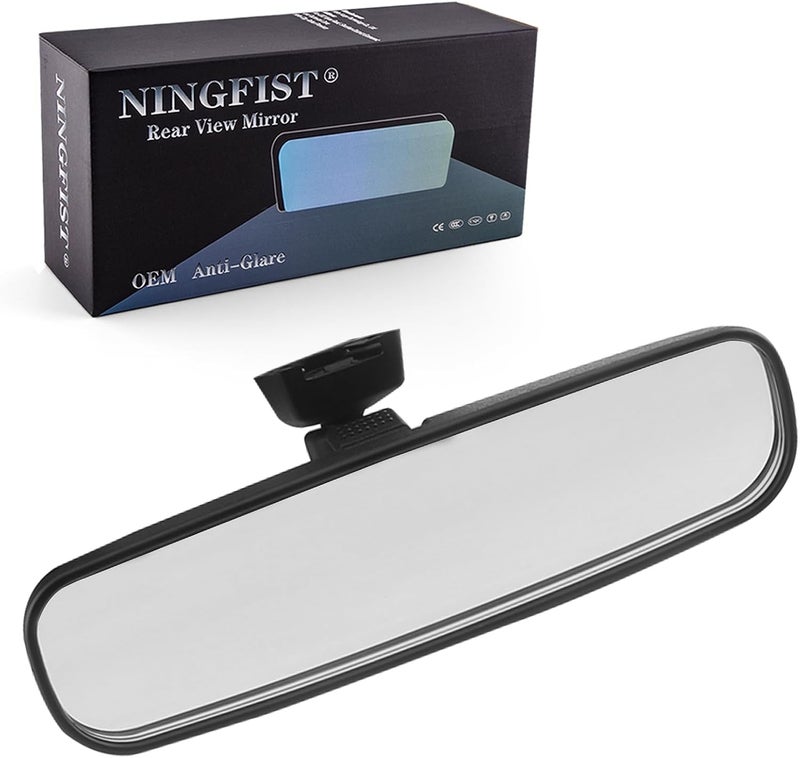 NINGFIST Rear View Mirror Assembly for Toyota RAV4 2004-2015 Echo Celica Toyota Yaris 2006-2016 Toyota Prius 2011-2019 Replaces Part 87810-52041 87810-52040 87810-0WG00 87810-0WG60 - Image 1